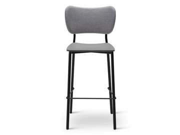 SELMA METAL 351-M - High steel stool with footrest by Origins 1971 - view 3
